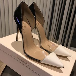 Black and White heels